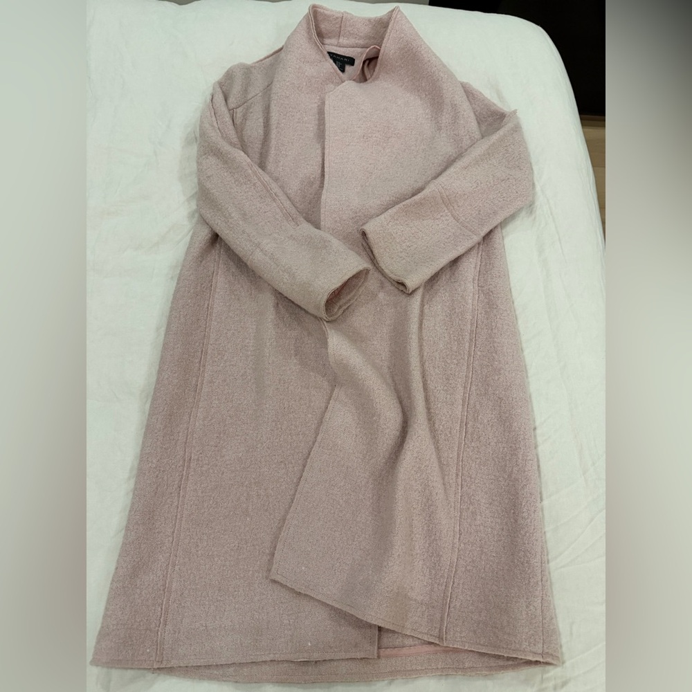 Tahari Soft Pink Women's Wool Coat